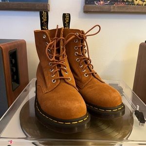 Brown Suede Dr. Marten Boots